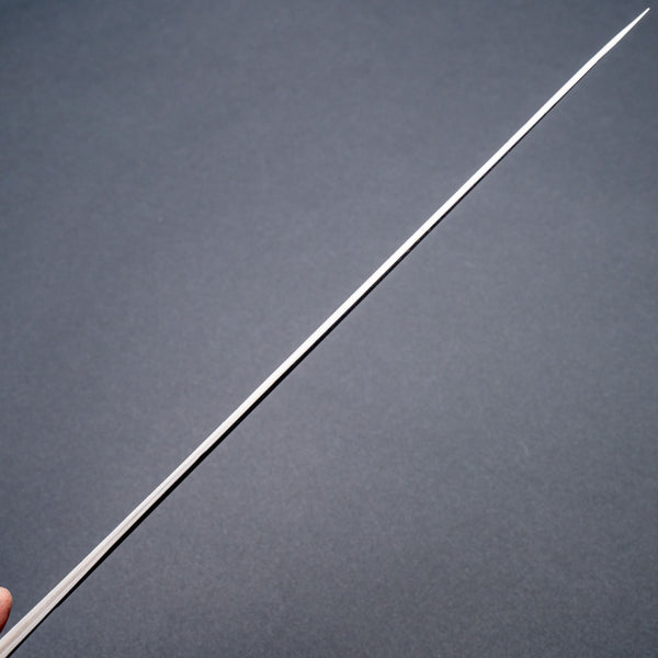 Hitohira TD Blue #2 Stainless Clad Nashiji Sujihiki 240mm Walnut Handle