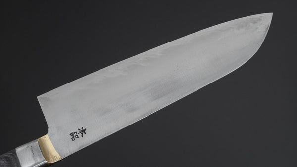 Kogetsu Carbon Santoku 180mm Pakka Handle - Tetogi