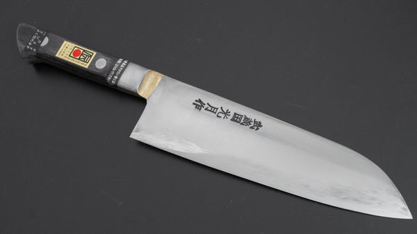 Kogetsu Carbon Santoku 180mm Pakka Handle - Tetogi