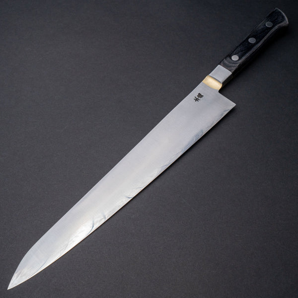 Kogetsu Carbon Sujihiki 300mm Pakka Handle - Tetogi