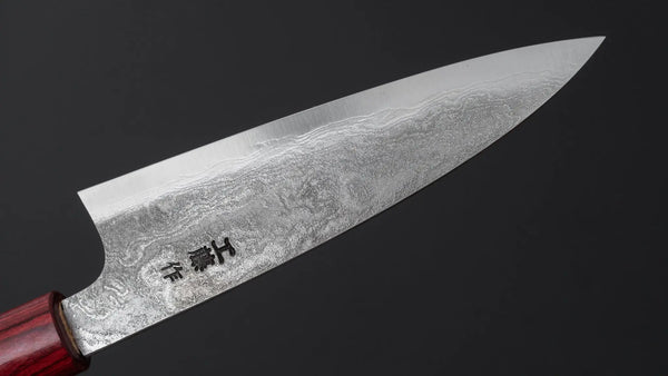 Kudo Knife Forge VG10 Damascus Petty 130mm Wood Handle - Tetogi
