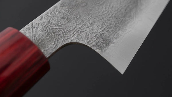 Kudo Knife Forge VG10 Damascus Petty 130mm Wood Handle - Tetogi