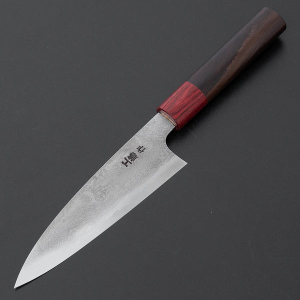 Kudo Knife Forge VG10 Damascus Petty 130mm Wood Handle - Tetogi