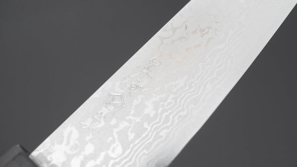 Makoto Kurosaki VG7 Damascus Petty 135mm Ebony Handle - Tetogi
