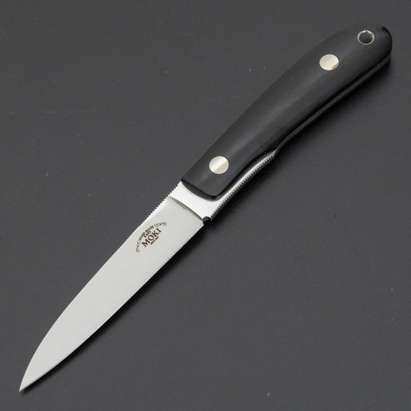 MOKI Banff Fixed Blade Linen Micarta Handle (Long) - Tetogi