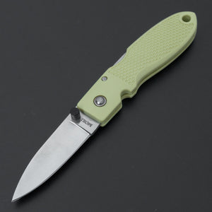 MOKI Coupe Folding Knife Grilon Handle (Cream Green) - Tetogi