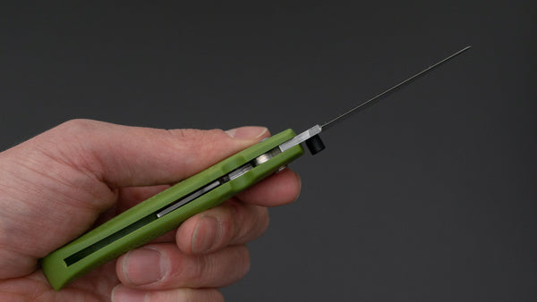 MOKI Coupe Folding Knife Grilon Handle (Olive Green) - Tetogi