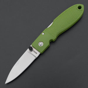 MOKI Coupe Folding Knife Grilon Handle (Olive Green) - Tetogi