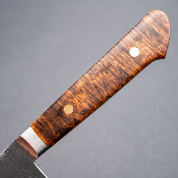 Morihei Hisamoto Kurouchi White 1 Gyuto 210mm Ringed Gidgee Handle (Fine Finish) - Tetogi