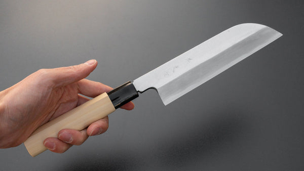 Morihei Yoshitomo Kamagata Usuba 180mm Poplar Handle - Tetogi