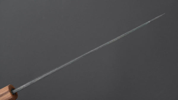 Muneishi Blue #2 Tsuchime Kiritsuke Gyuto 210mm Walnut Handle - Tetogi