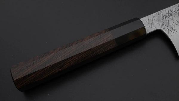 Nigara Blue Super Gyuto 240mm Ebony Handle - Tetogi