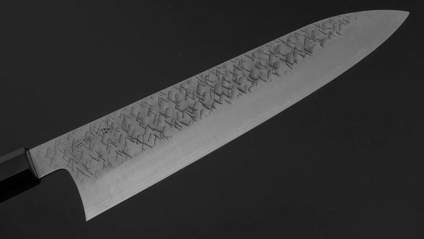 Nigara Blue Super Gyuto 240mm Ebony Handle - Tetogi