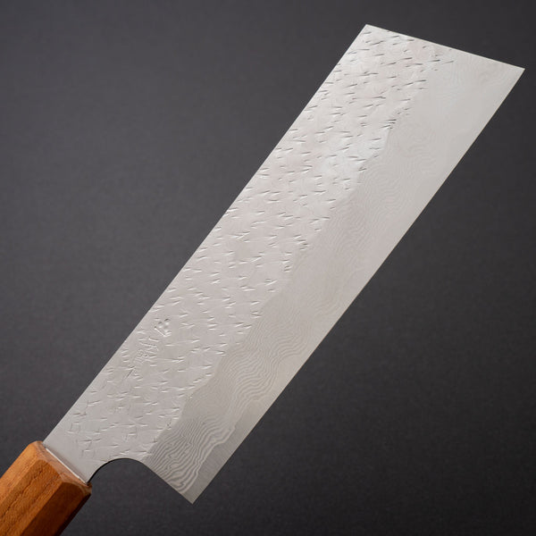 Nigara SG STRIX Nakiri 180mm Riisgaard Teak Handle - Tetogi