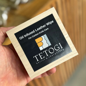 Oil infused leather wipe - Tetogi