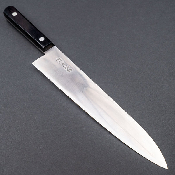 Sukehisa Made Kikutaro Hagane Thick Gyuto 240mm (No Bolster) (Old Stock) - Tetogi