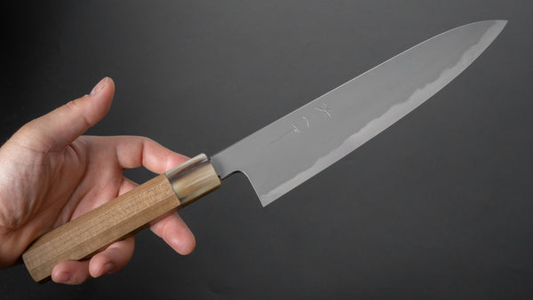 Tetsujin Blue #2 Kasumi Gyuto 240mm Ho Wood Handle - Tetogi