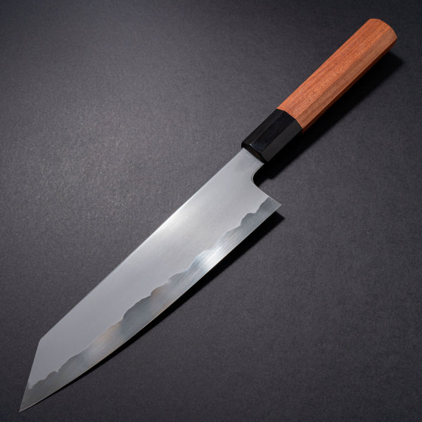 Tetsujin Blue #2 Kasumi Kiritsuke Gyuto 210mm Taihei Quince Handle - Tetogi