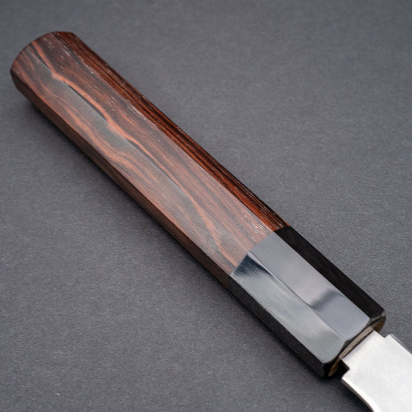 Tetsujin Silver 3 Kasumi Gyuto 240mm Taihei Makassar Ebony Handle - Tetogi