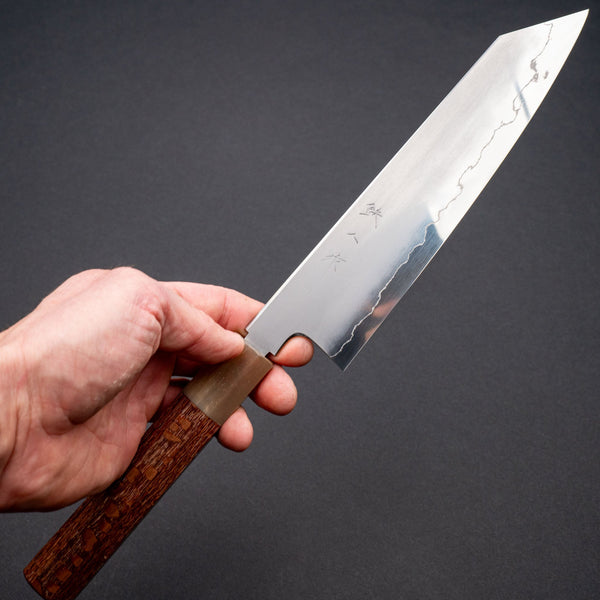 Tetsujin Silver 3 Kasumi Kiritsuke Gyuto 210mm Lacewood Handle - Tetogi