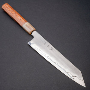 Tetsujin Silver 3 Kasumi Kiritsuke Gyuto 210mm Lacewood Handle - Tetogi