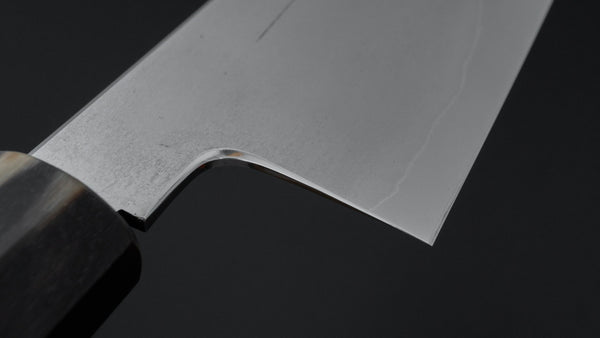 Tetsujin Silver 3 Metal Flow Kiritsuke Gyuto 240mm Taihei Makassar Ebony Handle - Tetogi