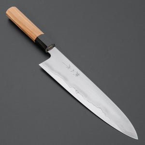 Tetsujin Silver #3 Ukiba Gyuto 240mm Yakusugi Cedar Handle - Tetogi
