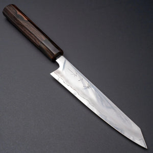 Tetsujin Silver 3 Ukiba Kiritsuke Petty 165mm Taihei Makassar Ebony Handle - Tetogi