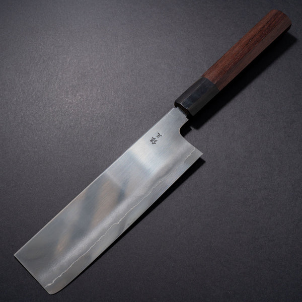 Tetsujin Silver #3 Ukiba Nakiri 180mm Taihei Tagayasan Handle - Tetogi