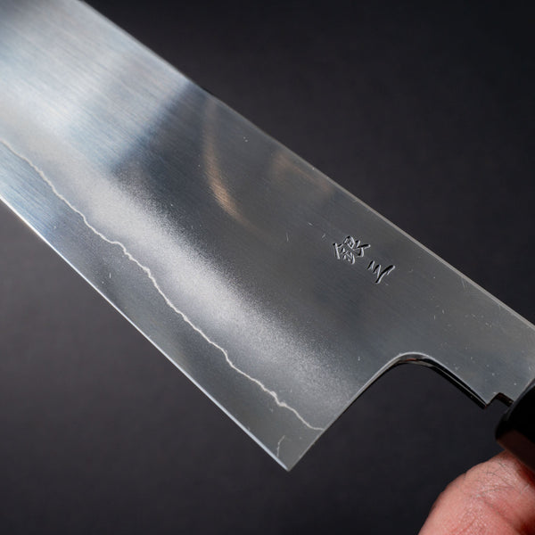 Tetsujin Silver #3 Ukiba Nakiri 180mm Taihei Tagayasan Handle - Tetogi