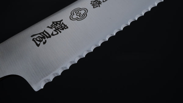 Tsubaya Bread Knife 210mm Stainless Handle - Tetogi