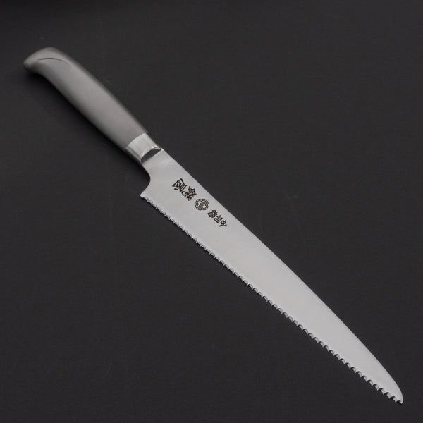 Tsubaya Bread Knife 210mm Stainless Handle - Tetogi