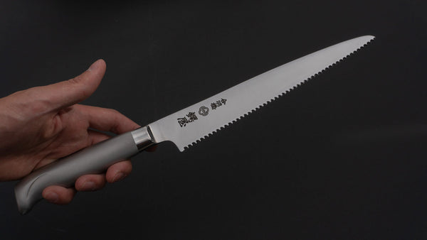 Tsubaya Bread Knife 210mm Stainless Handle - Tetogi