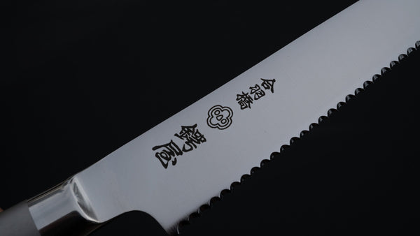 Tsubaya Bread Knife 210mm Stainless Handle - Tetogi