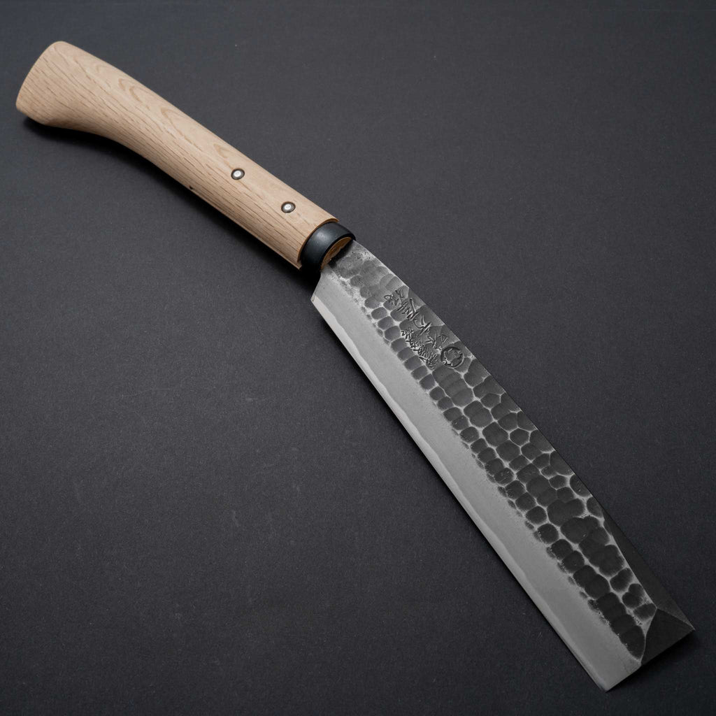 Ajikataya Tsuchime Hatchet 210mm Oak Handle (Double Bevel) - Tetogi