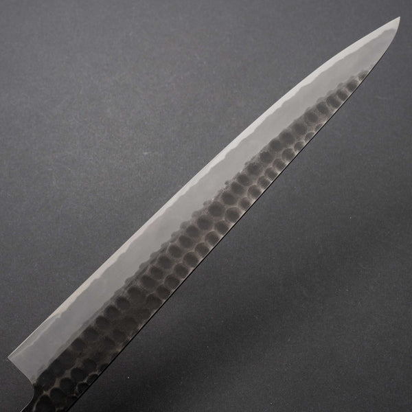 AjikatayaTsuchime White #2 Sujihiki 270mm Ho Wood Handle (D-Shape) - Tetogi