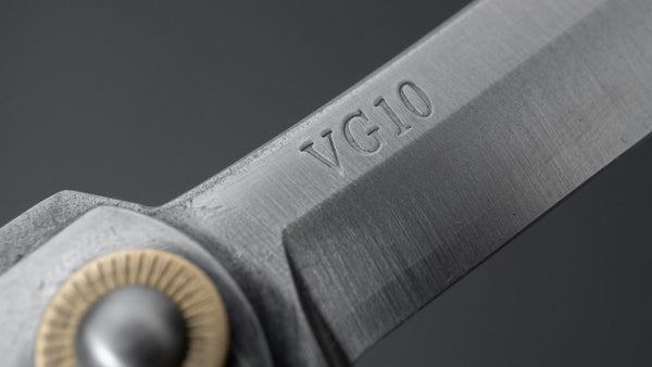 Higonokami VG10 Folding Knife Large Stainless Handle - Tetogi