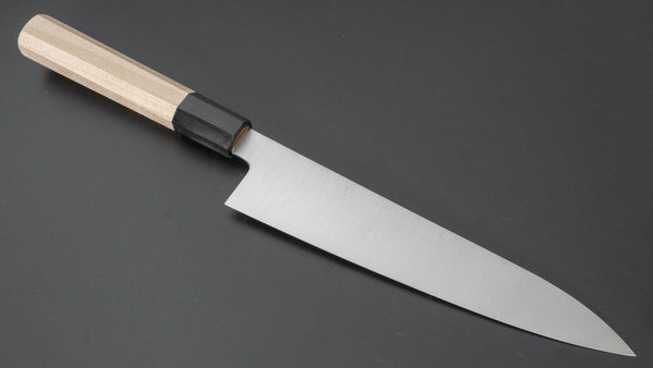 Hitohira Ashi Swedish Stainless Gyuto 210mm Ho Wood Handle - Tetogi