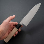Load image into Gallery viewer, Hitohira Ashi White #2 Santoku 180mm Ho Wood Handle - Tetogi
