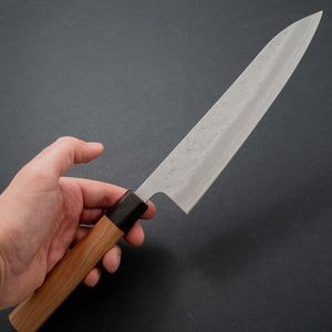 Hitohira Futana S3 Nashiji Gyuto 210mm Cherry Wood Handle - Tetogi