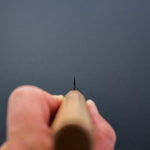 Load image into Gallery viewer, Hitohira Futana SB Kuro Tsuchime Petty 135mm Cherry Wood Handle - Tetogi
