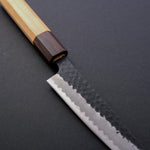 Load image into Gallery viewer, Hitohira Futana SB Kuro Tsuchime Petty 135mm Cherry Wood Handle - Tetogi

