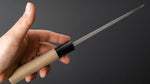Load image into Gallery viewer, Hitohira Gorobei Blue #2 Deba 165mm Ho Wood Handle - Tetogi
