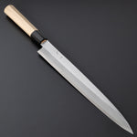 Load image into Gallery viewer, Hitohira Gorobei Blue #2 Yanagiba 270mm Ho Wood Handle (D-Shape) - Tetogi
