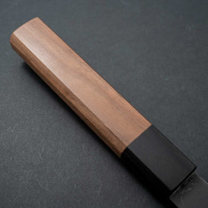 Hitohira Harima Blue Super Stainless Clad Bunka Walnut Handle - Tetogi