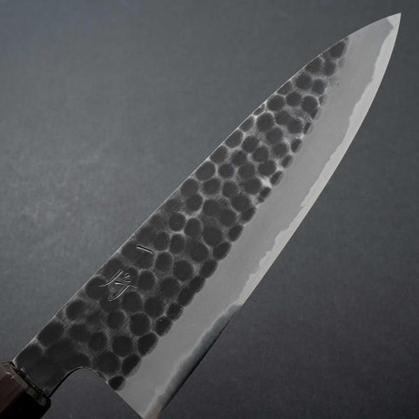 Hitohira Hinode Tsuchime White #2 Gyuto 180mm Riisgaard Walnut Handle - Tetogi