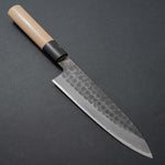 Load image into Gallery viewer, Hitohira Hinode Tsuchime White #2 Stainless Clad Petty 150mm Ho Wood Handle - Tetogi
