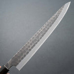 Load image into Gallery viewer, Hitohira Hinode Tsuchime White #2 Stainless Clad Sujihiki 270mm Ho Wood Handle - Tetogi
