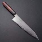 Load image into Gallery viewer, Hitohira Imojiya TH Damascus Kiritsuke Gyuto 210mm Pakka Handle (Red) - Tetogi
