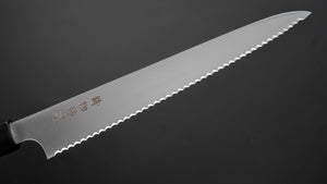 Hitohira Imojiya TH Stainless Bread Knife 240mm Ho Wood Handle (Wa) - Tetogi